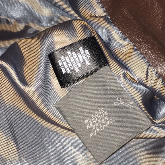 - Croft & Barrow lambskin leather brown - Picture 6 of 7